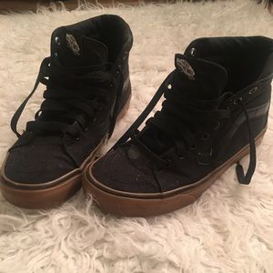 Black high top Vans👟